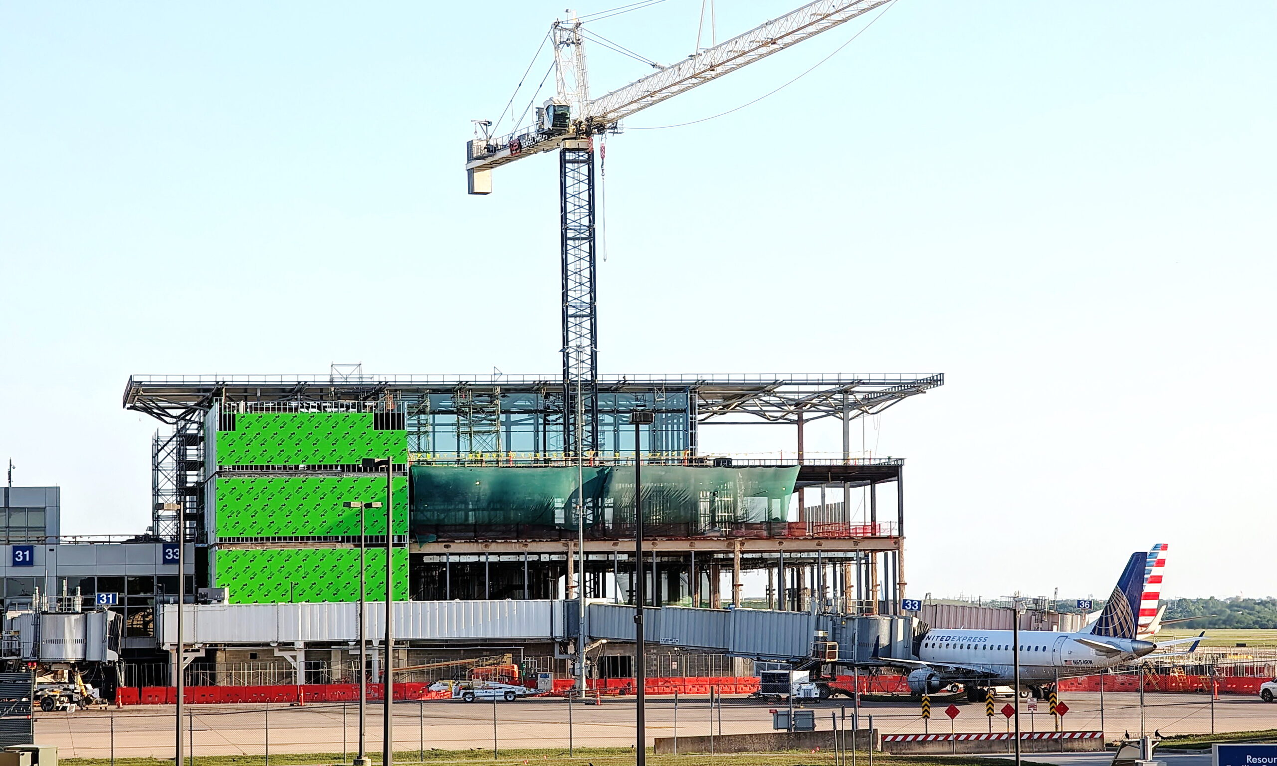 Austin Bergstrom International Airport West Building Addition.Austin Bergstrom International Airport West Building Addition. Airport  Engineering